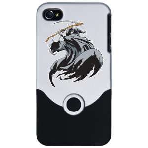    iPhone 4 or 4S Slider Case Silver Grim Reaper 