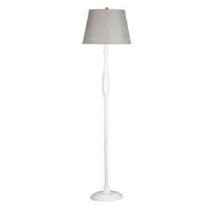  Kenroy Home Leeward 1 Light Floor Lamp in Gloss White   KH 
