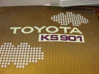 Toyota KS901 Knitting Machine KS 901 with Lace Cartridge  