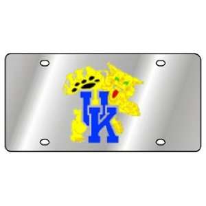  Kentucky, University of   License Plate   Stainless Style 