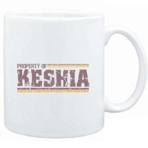  Mug White  Property of Keshia   Vintage  Female Names 