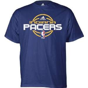  Adidas Indiana Pacers On Court Team Issue T Shirt Sports 