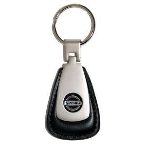  Nissan Key Chain Fob   Leather / Brushed Finish 