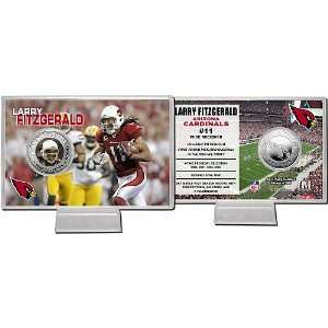 Larry Fitzgerald Silver Coin Card