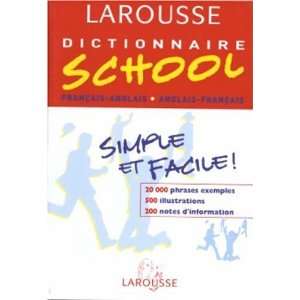 Larousse Dictionnaire School Francais Anglais/Anglais 