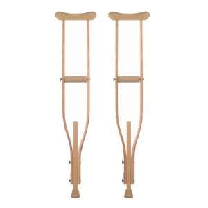  Lamico Wooden Crutches Adult Med, 42 50 Health 