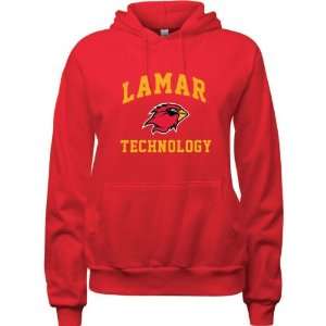  Lamar Cardinals Red Womens Technology Arch Hooded 