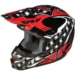  Fly Racing Kinetic Flash Red/Black/White Helmet   Size 