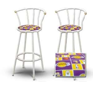  2 Los Angeles Lakers NBA Themed Specialty / Custom White 