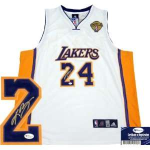   Finals Los Angeles Lakers Authentic White Jersey (Online Authentics