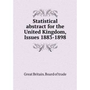  Statistical abstract for the United Kingdom, Issues 1883 