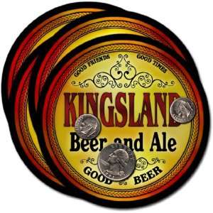  Kingsland, GA Beer & Ale Coasters   4pk 