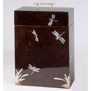    PC4602   Dragonfly Box with Lid, Lacquered wood