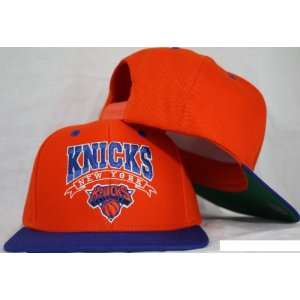  New York Knicks Snapback Orange / Blue Two Tone Adjustable 