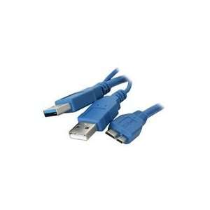  Cavalry 20 USB 3.0 Y Cable   Standard A to Micro B 