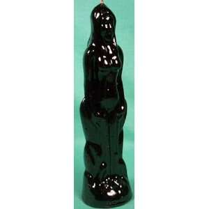  Woman Figurine Candle  Black 7 