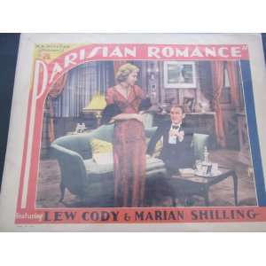  Parisian Romance   Vintage Lobby Card 