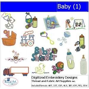  Digitized Embroidery Designs   Baby(1)   CD Arts, Crafts 