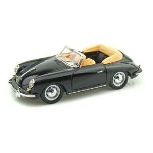  1961 Porsche 356B Cabriolet 1/24 Black Toys & Games