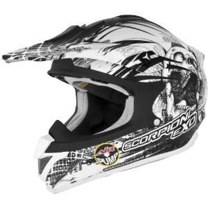  Scorpion VX 34 Scream Helmet   2X Large/Black Automotive