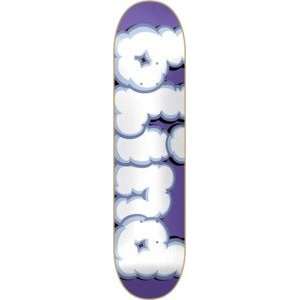  Blind Smoke Letters Purple Skateboard Deck   7.5 Sports 