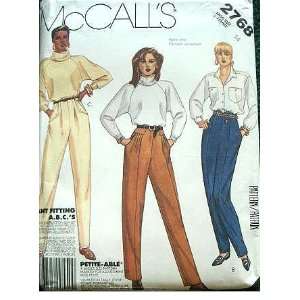   SIZE 14 MCCALLS PANT FITTING A B CS   PETITE ABLE SEWING PATTERN 2468