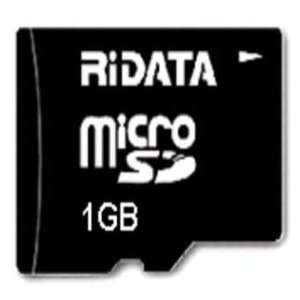  Ridata 1GB microSD Card/TransFlash Flash Memory Card with SD 