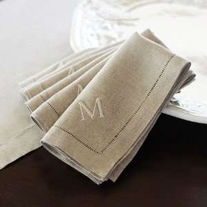  Exclusive Gifts and Favors Natural Linen Hemstitch Napkins 