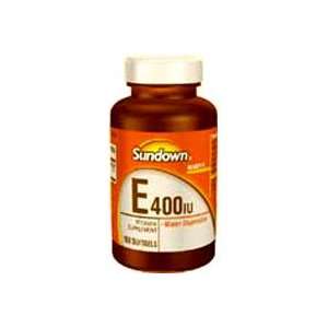  Sundown Vitamin E 400 IU D Alpha Water Soluble Supplement 