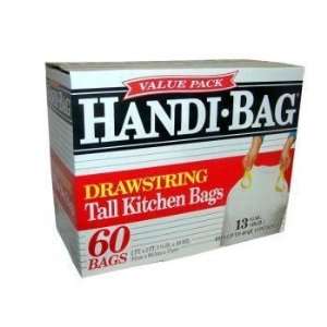  Handi Bag 60 Count 13 Gallon Tall Kitchen Drawstri Case 