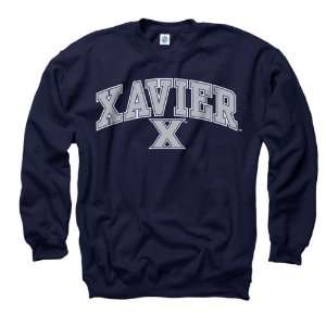 Xavier Musketeers Youth Navy Perennial II Crewneck Sweatshirt