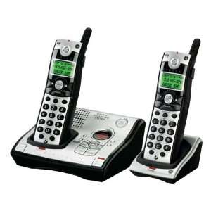  GE Cordless 5.8 GHz Phone with 2 Handsets & Answering System 