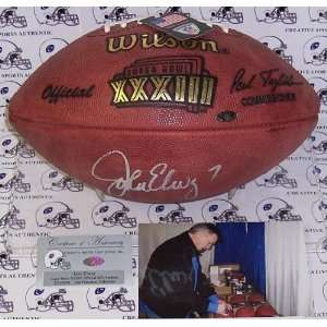   Signed Official Super Bowl 33 Football 