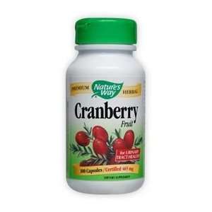    Cranberry Fruit 100 Capsules   Natures Way