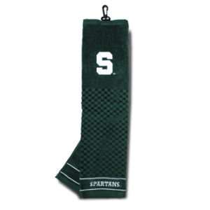  Michigan State Spartans Trifold Golf Towel Sports 