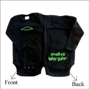  Smell Ya Later Gator Baby Longsleeve Bodysuit (SizePlease 