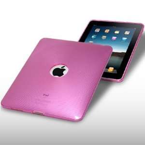  IPAD DISC PATTERN LIGHT PINK GEL COVER CASE BY CELLAPOD 