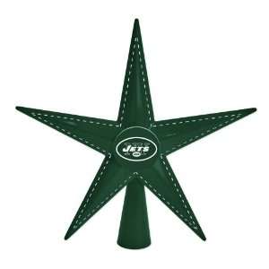 9.5 NFL New York Jets Football Metal 5 Point Star 