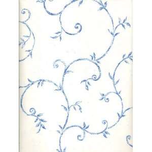   Gallery Cobalt tendrils Blue and Ivory 5398E 0510