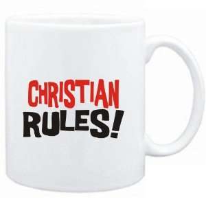 Mug White  Christian rules  Male Names  Sports 