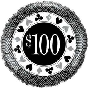 20 $100 Poker Chip   Gambling Party Theme  Sports 