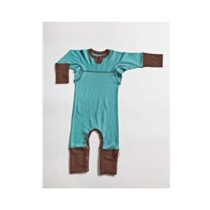  Tickle Me All in One Organic Romper   Robin Blue Baby