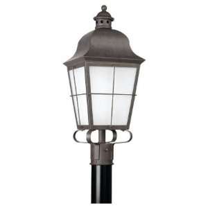  Seagull Outdoor SG 82973PBLE 46 Single Light Catham Post 