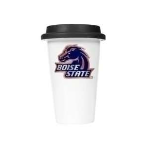  Boise State Broncos 12oz Double Wall Black Tumbler with 