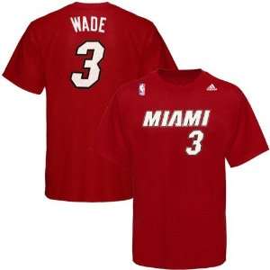   Dwyane Wade Red Youth Game Time Player T shirt