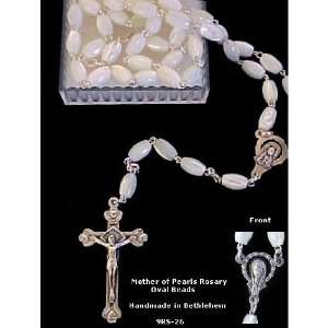  Rosary ~ Oval Mother of Pearls Rosary