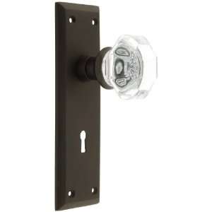  New York Style Mortise Lock Set in Oil Rubbed Bronze with 