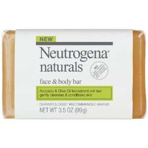 Neutrogena Naturals Face & Body Bar, Avocado & Olive Oil 