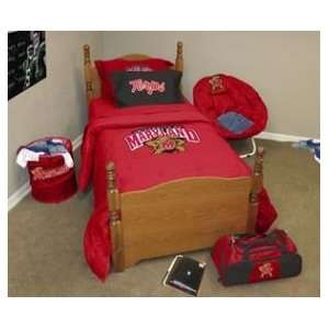  Maryland Terrapins Queen Size Bedding In A Bag Sports 