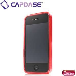 CAPDASE Soft Jacket 2 Xpose for Iphone 4 Protect Case Red 